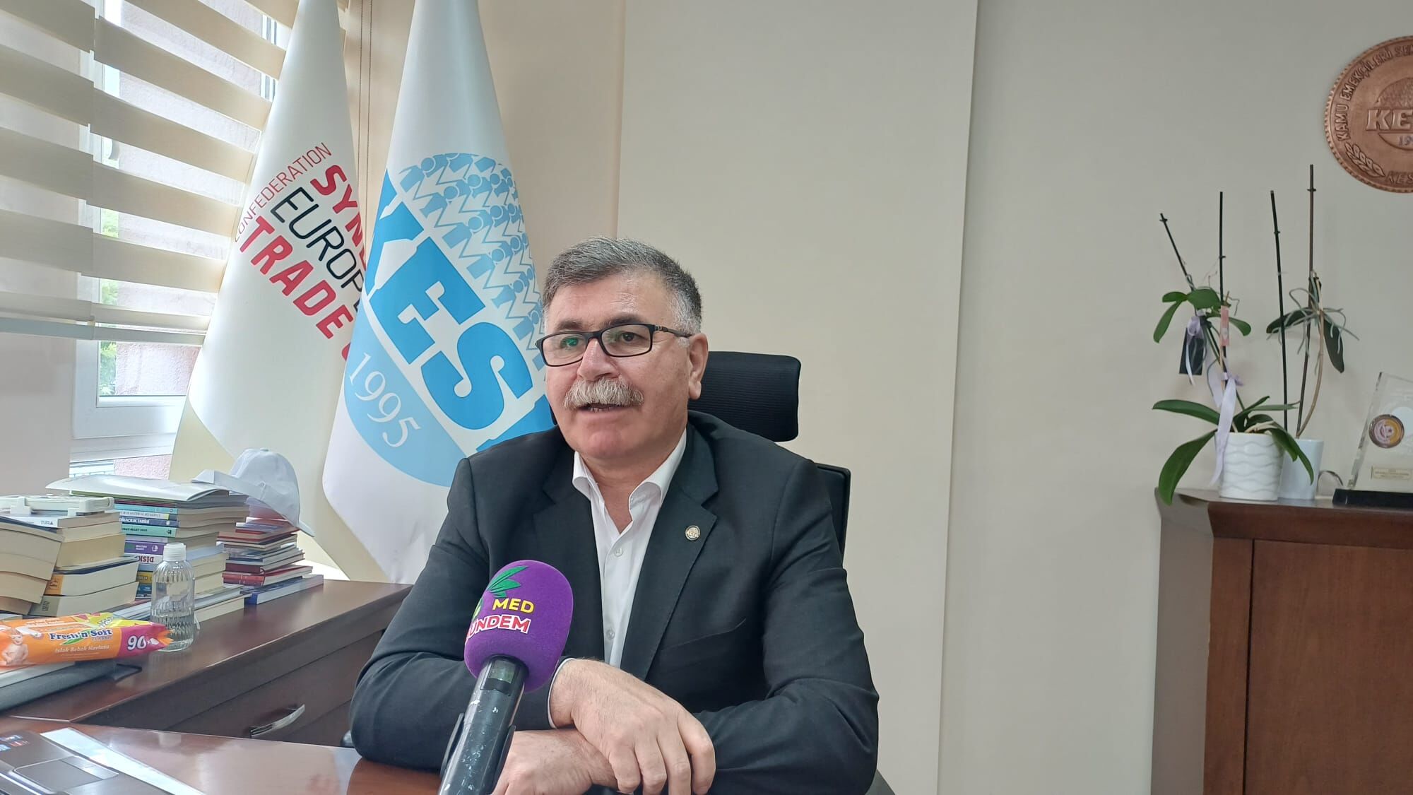 KESK Eş Genel Başkanı Ahmet Karagöz